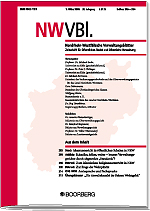 Nordrhein-Westf�lische Verwaltungsbl�tter