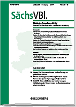 S�chsische Verwaltungsbl�tter